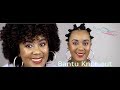 BANTU KNOTS WITH KURLEEBELLE HAIR PRODUCTS| NATURAL HAIR STYLES- NKNATURALZ