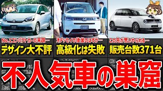 【緊急事態】ホンダの普通車が販売不振でヤバい！このままN-BOXだけが取り柄のメーカーに成り下がってしまうのか？【ゆっくり解説】