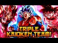 Pushed To The LIMIT! Triple Kaioken Team! | Dragon Ball Legends PvP