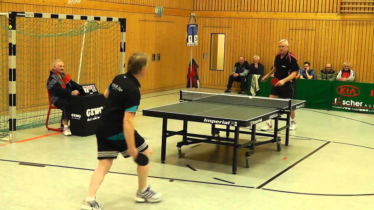 Tischtennis/table tennis-ESV Lok Guben vs.TT-Team Cottbus III. - YouTube