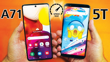 Samsung Galaxy A71 vs OnePlus 5T - Speed Test!