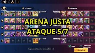 ARENA JUSTA ATAQUE 5/7 | Infinite Magicraid