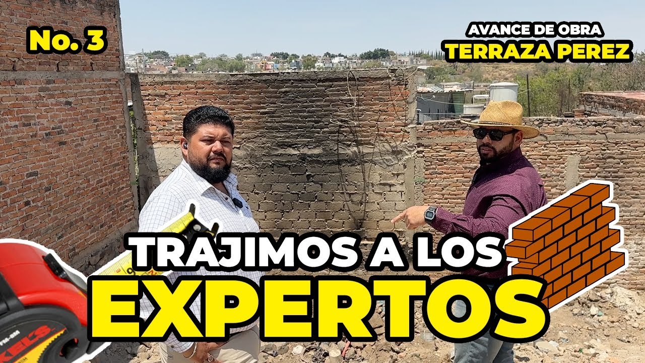 Comenzamos obra | Terraza Pérez | me traje al experto en cálculo para comenzar!