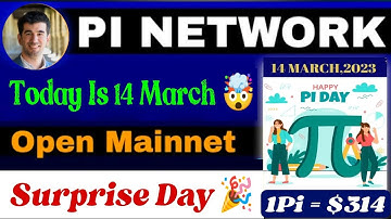 Boom 💥 Today Is 14 March 2023 Pi Open Mainnet surprise Day 🤩😱 1Pi Value = $314 🤑🎉 #bitcoin #crypto