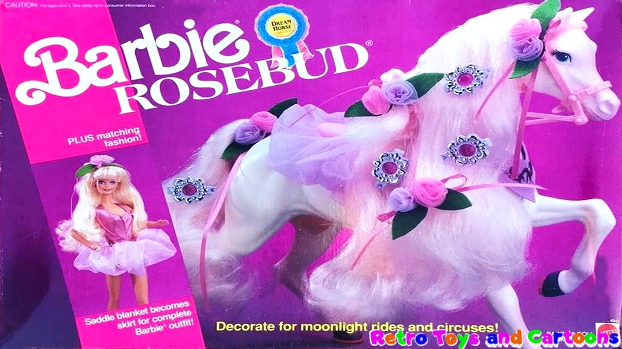Barbie Rosebud Mattel Commercial Retro Toys and Cartoons