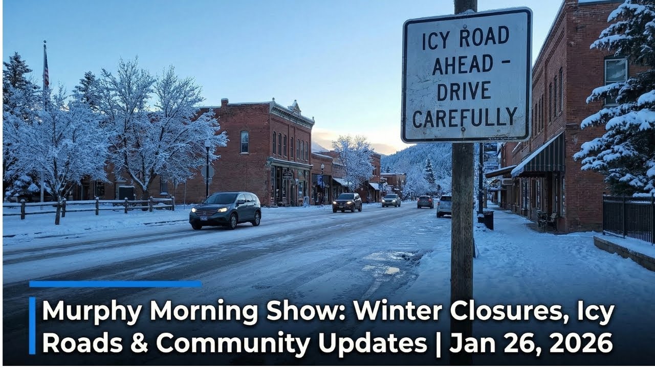 Murphy Morning Show – Winter Closures, Icy Roads, and Community Updates | Jan 26 26
