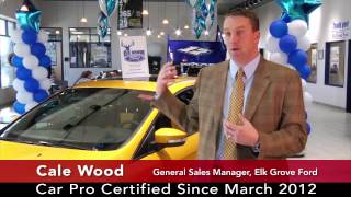 Car Pro Testimonial, Cale Wood, Elk Grove Ford  10/13