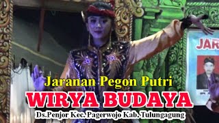 Jaranan WIRYA BUDAYA Tari Pegon Putri Ds Bantengan Pagerwojo Tulungagung