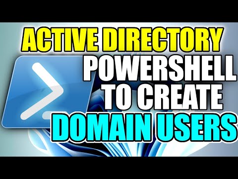 Automating DOMAIN USERS (Active Directory #02)