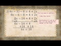 Algebraic Equation Solving Quiz