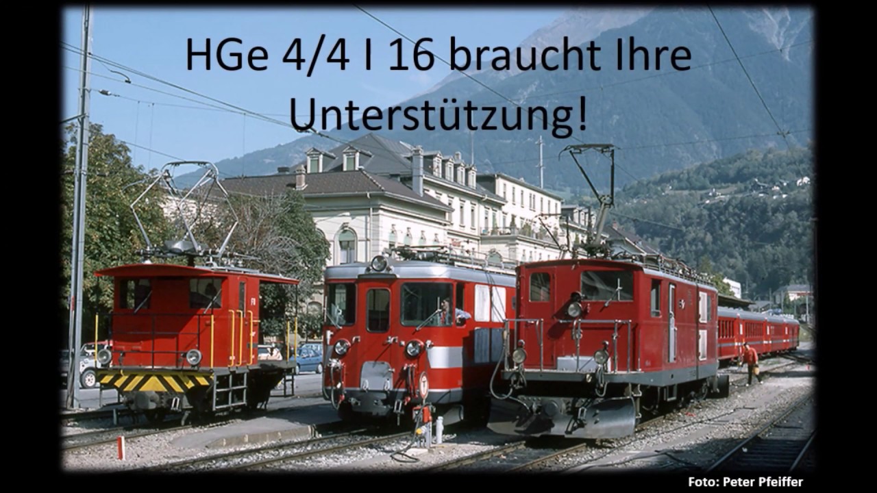 MGBahn-Historic: Spendenfilm Aufarbeitung HGe 4/4 I 16 VZ