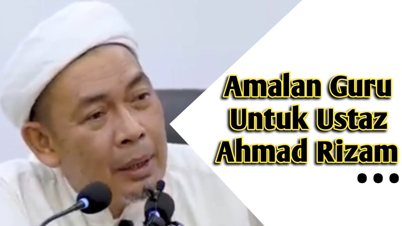 Amalan Setelah Shalat - Ustaz Ahmad Rizam