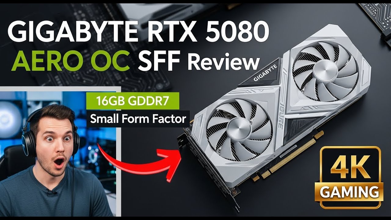 GIGABYTE RTX 5080 AERO OC SFF Review | 16GB GDDR7, Small Form