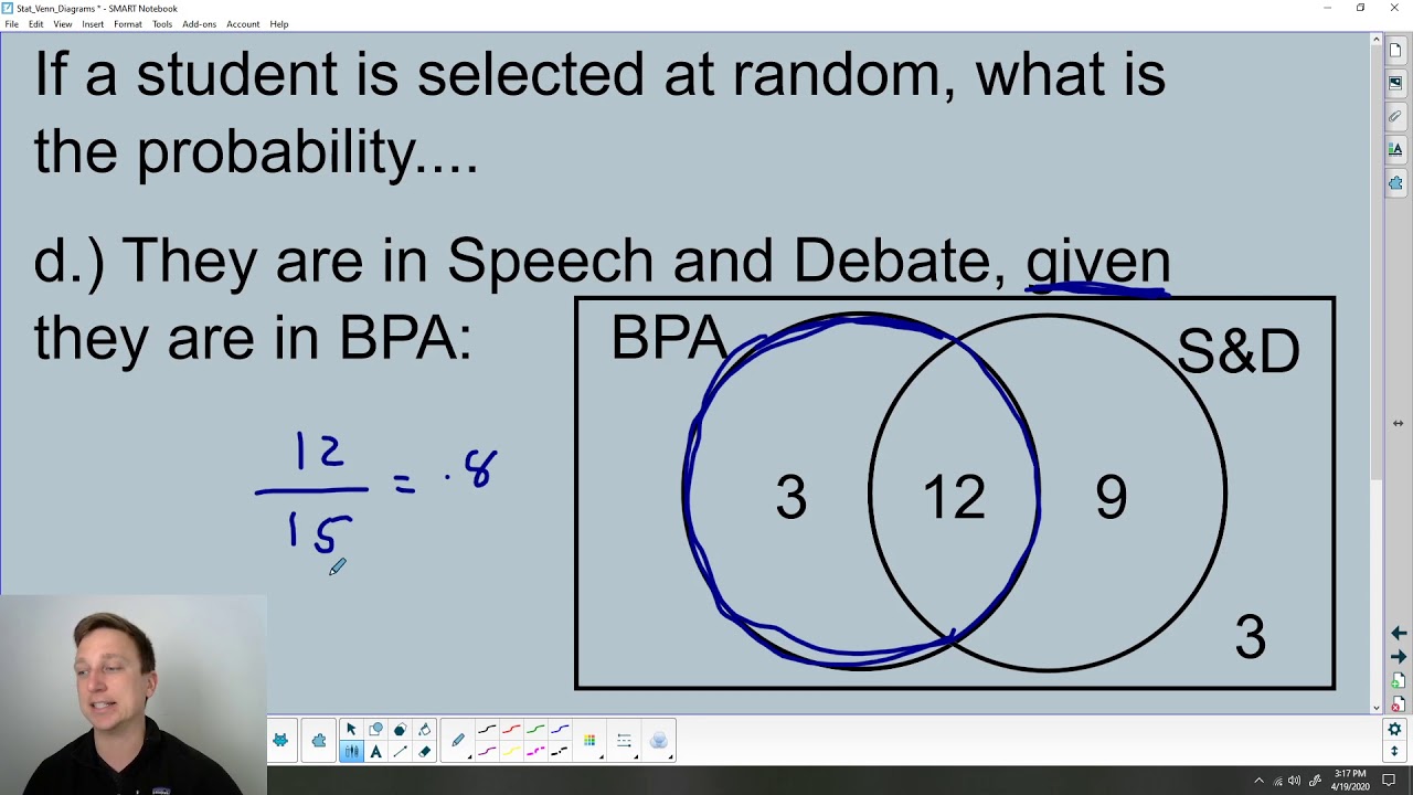 Statistics: Probability and Venn Diagrams - YouTube