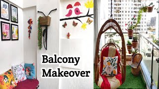 My Small Balcony Makeover 2021| Simple Home Balcony Garden Makeover ideas | Wall painting| DIY ideas