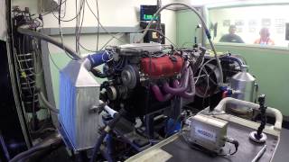 Nissan VG Turbo V6 Engine on the Dyno
