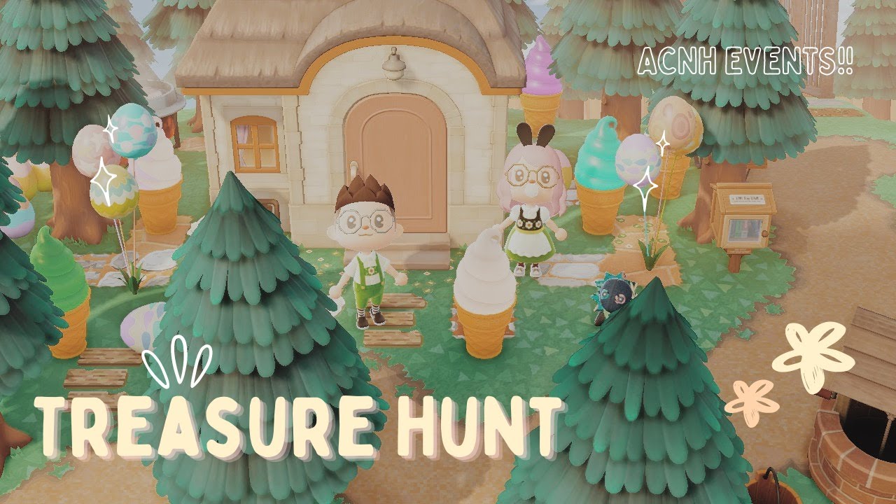 Treasure Hunt in ACNH! 10 minutes to hunt for 70+ items!! Animal