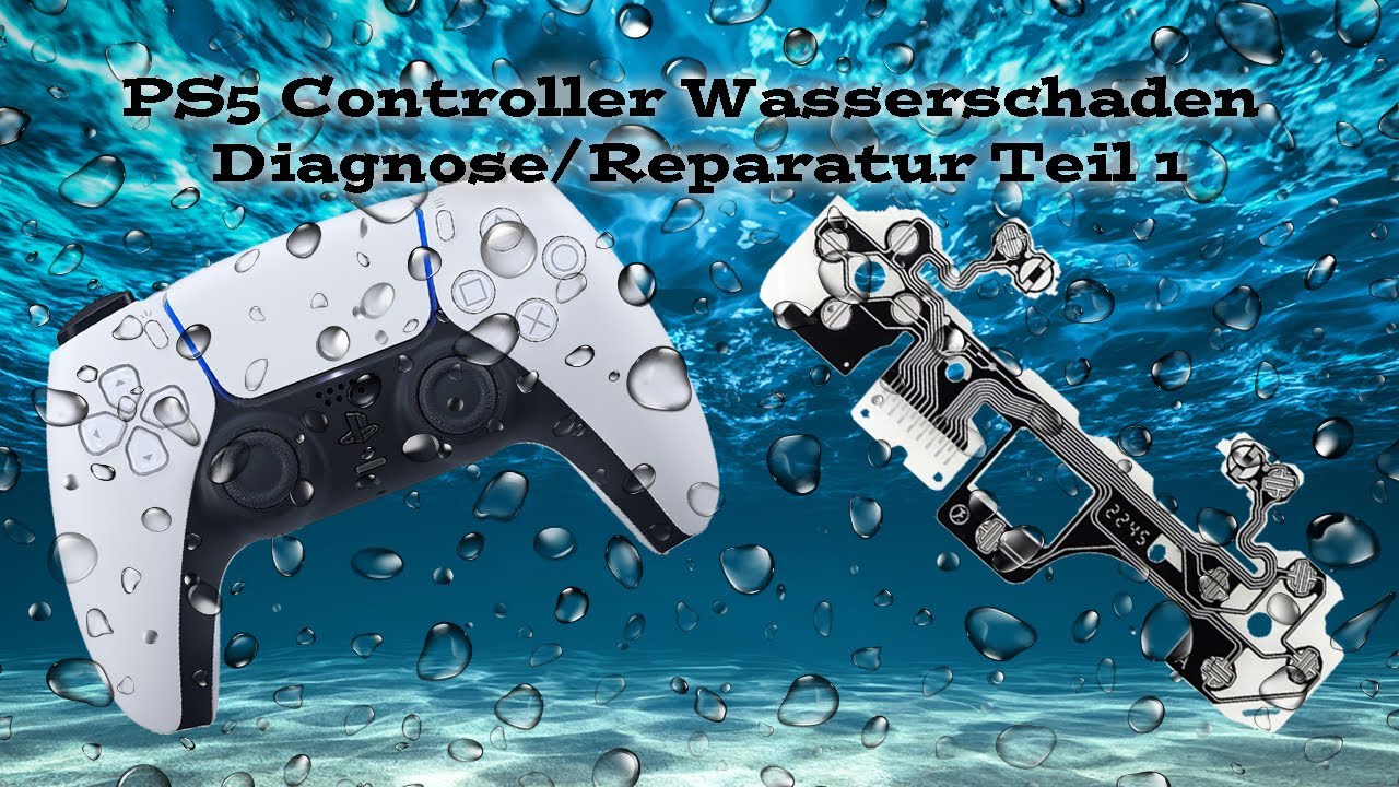 PS5 Controller Wasserschaden Teil 1 - Diagnose/Reparatur