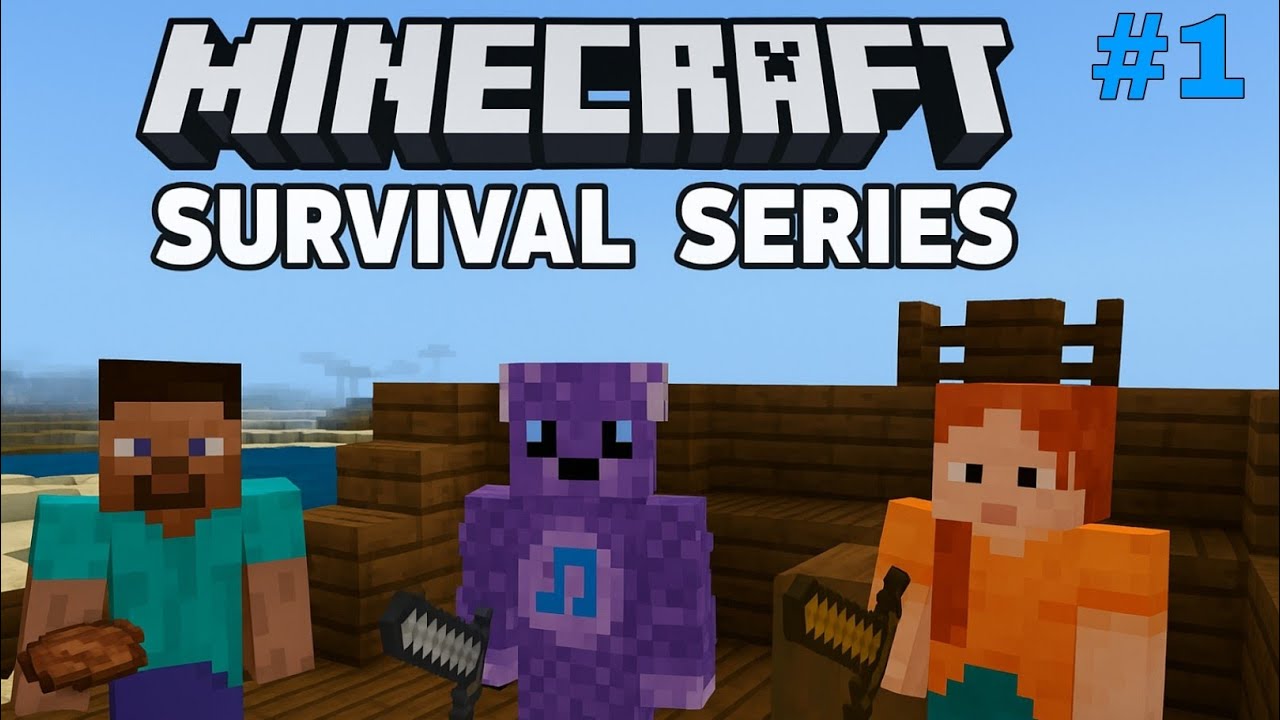 A New Journey Begins! 🌍 | Minecraft Survival Series Episode 1 - YouTube