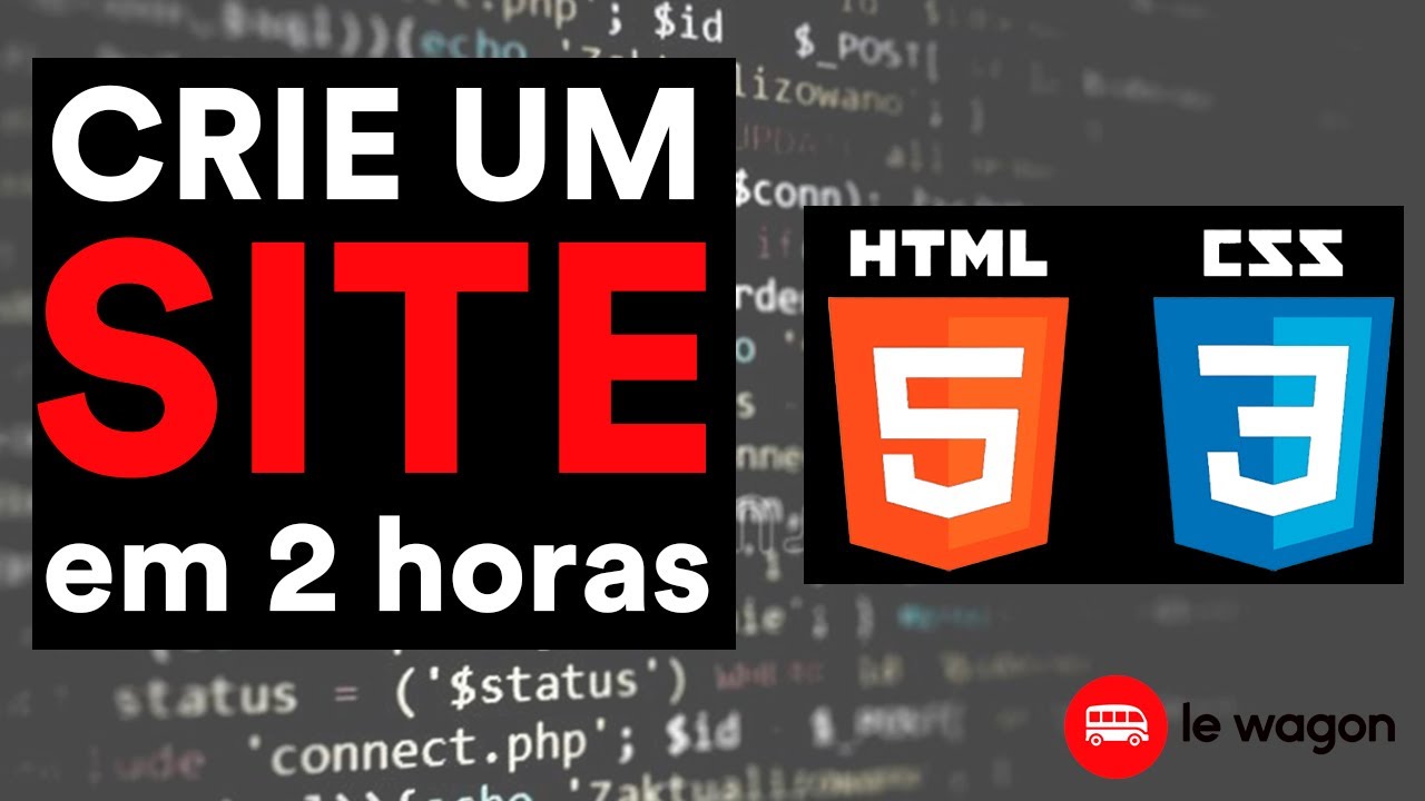 CRIE SUA LANDING PAGE COM HTML & CSS - YouTube