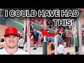 I blew my chance at a Mike Trout home run at Camden Yards!