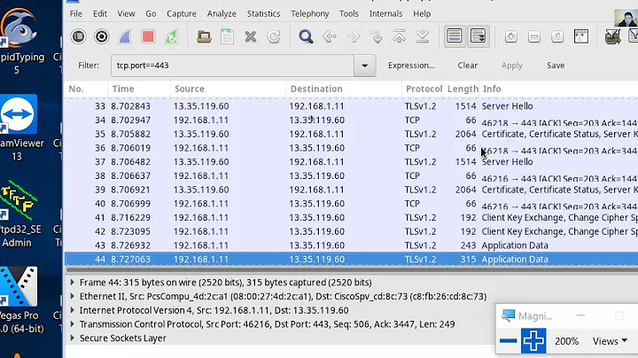4.6.6.5 Lab - Using Wireshark to Examine HTTP and HTTPS Traffic