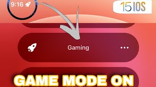 How to Enable Game mode In Iphone/Ipad/iOS Devices IOS-15 screenshot 4