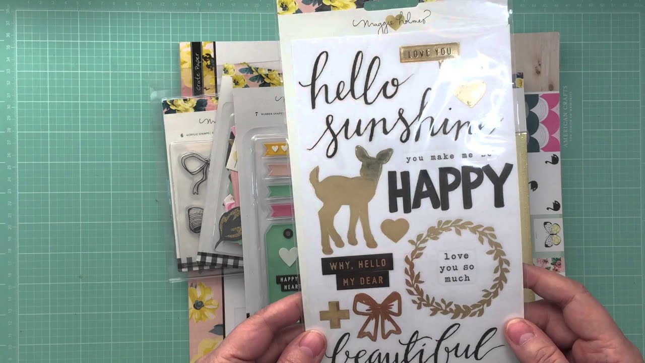 Scrapbook Haul: Maggie Holmes Bloom