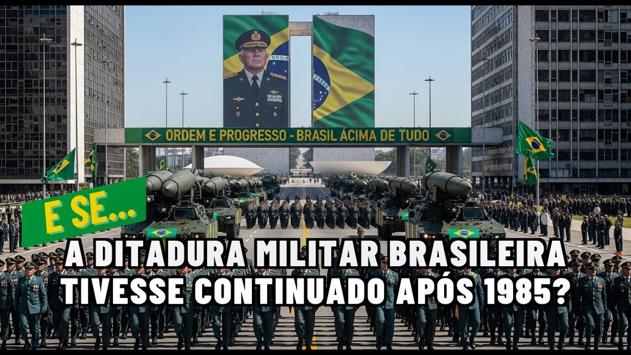 E se a ditadura militar brasileira tivesse continuado após 1985?