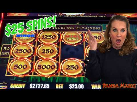 $25 SPINS ON DRAGON LINK PANDA MAGIC