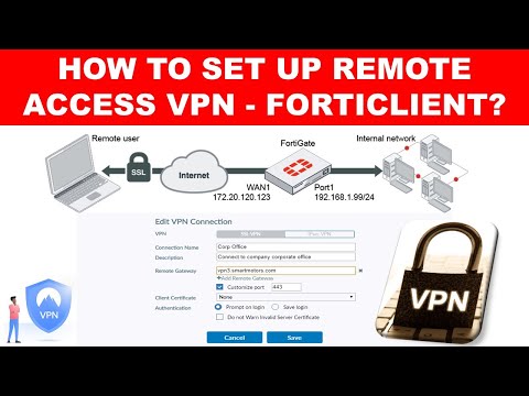 HOW TO SET UP REMOTE ACCESS VPN - FORTICLIENT? | Configurando VPN para Acceso Remoto | Fortinet