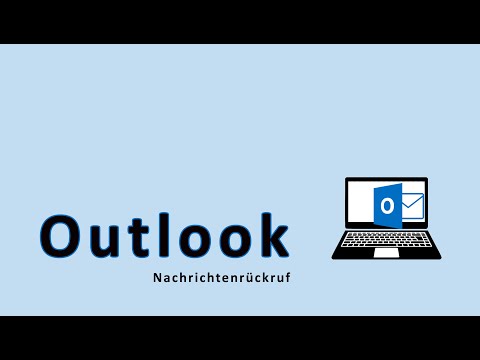 Video: Kann Outlook E-Mails zurückrufen?