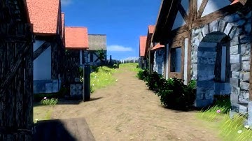 Vindolanda Vicus main street day and night - Medieval Engineers