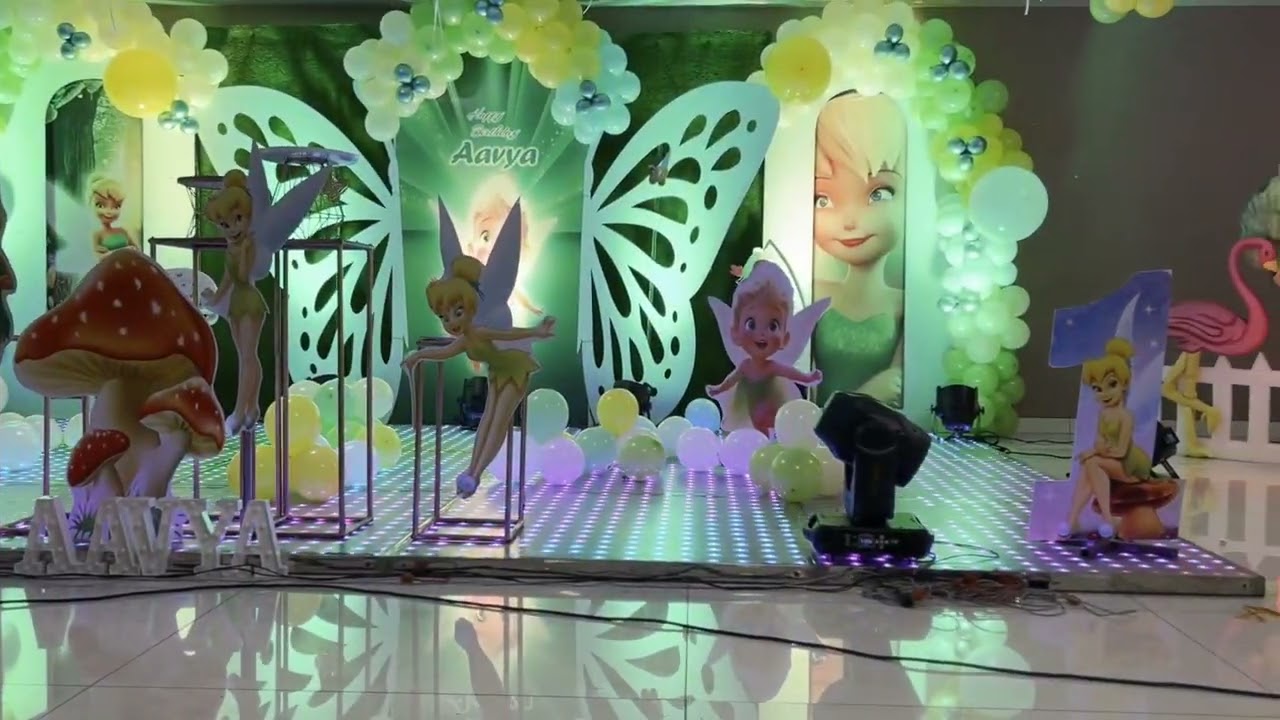 TinkerBell Birthday Theme | Events by AJ | Best Birthday planner in Hyderabad | 7013095204