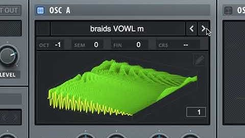 Braids wavetables