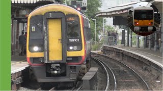 Class 159s at Basingstoke