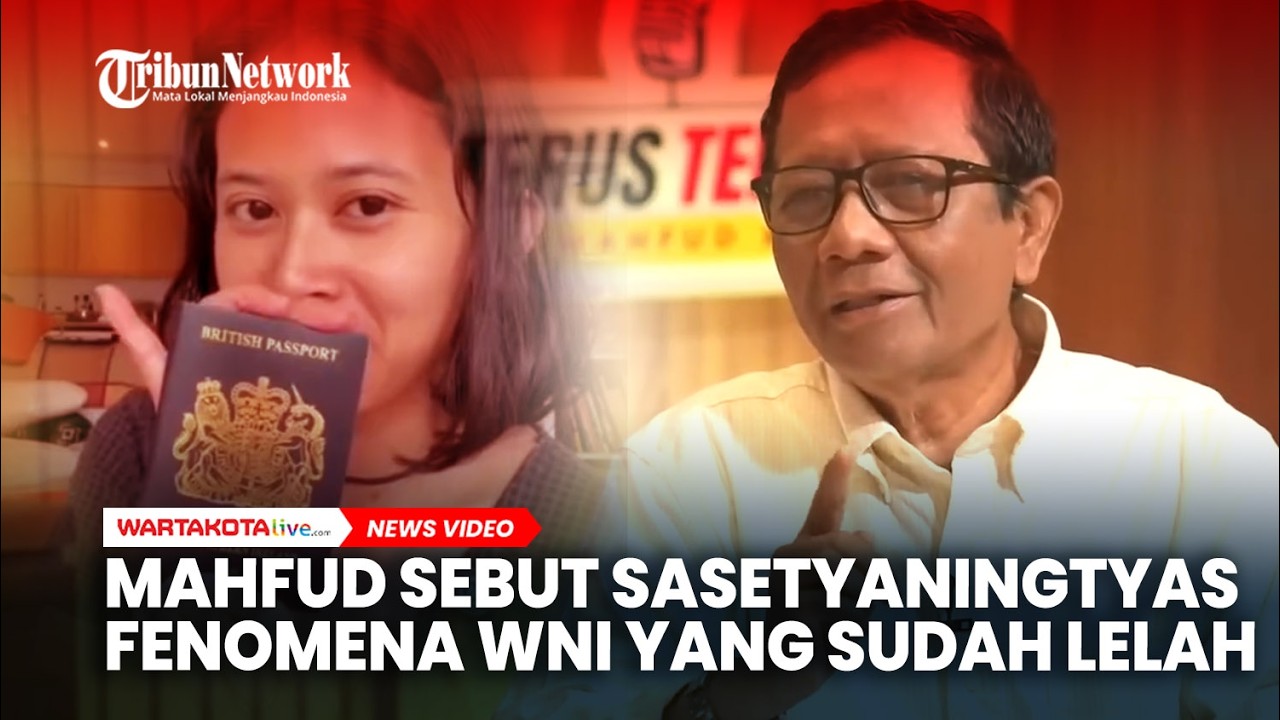 Mahfud MD Sebut Sasetyaningtyas Fenomena WNI yang Sudah Lelah Cinta Indonesia