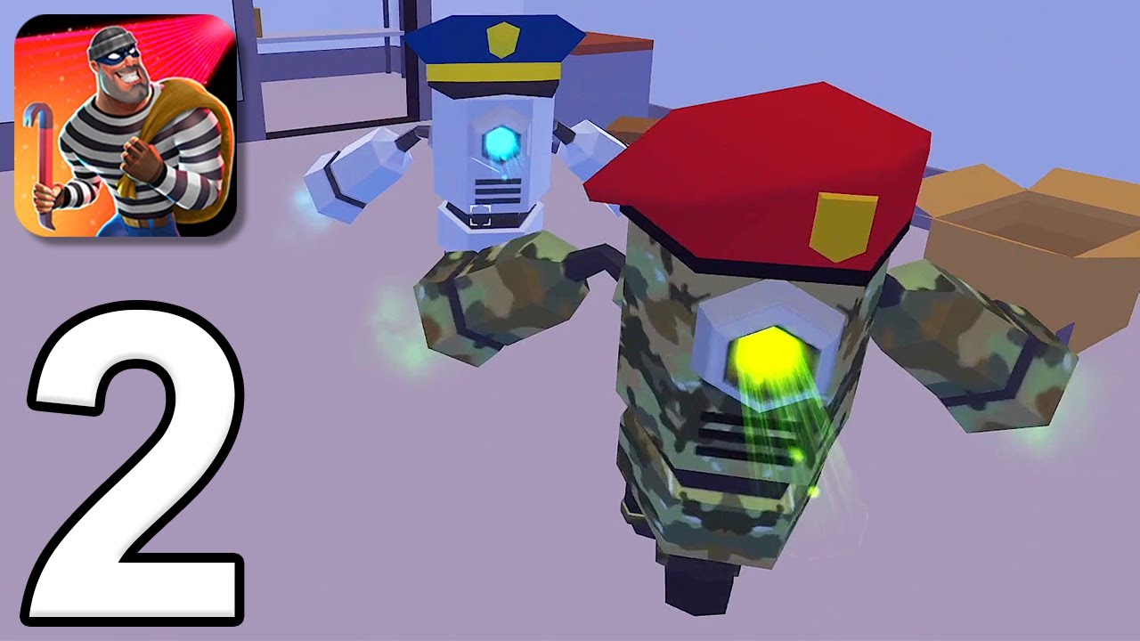 Robbery Madness 2 - Gameplay Walkthrough Part 2 - Mall and Museum (iOS, Android)