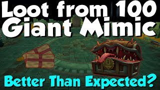 Loot from 100 Giant Mimic (Elite)! [Runescape 3] Is it any good