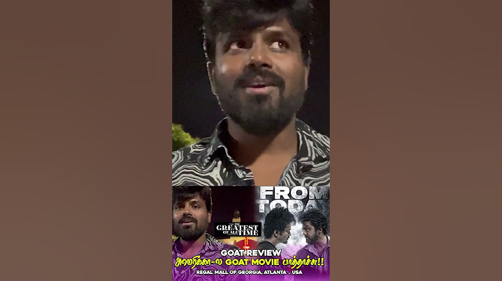 அமெரிக்கா தியேட்டரில் GOAT பார்க்கலாம் வாங்க | #usatamilvlog