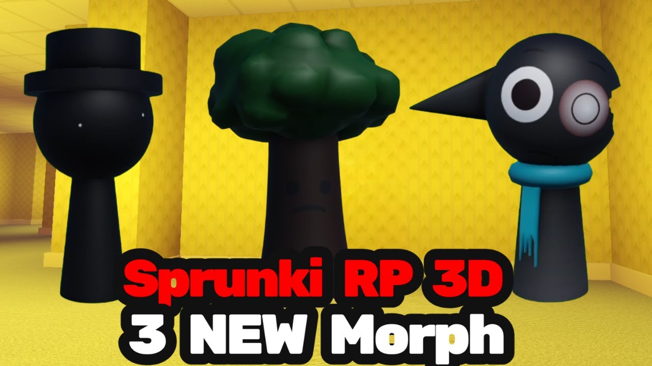 Roblox - How To Get 3 New Badges Morphs In Sprunki RP 3D [UPDATE ...