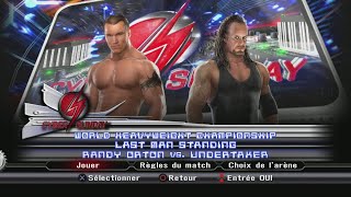 WWE SMACKDOWN VS RAW 2009 (RANDY ORTON VS UNDERTAKER) LAST MAN STANDING (PS3)