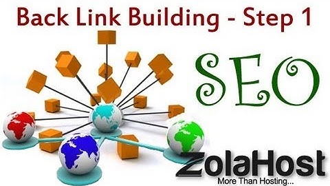 White Hat Back Link Building Tutorial Step 1