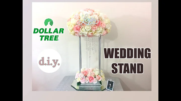 DIY Dollar Tree Wedding Stand - $10! Cheap + Easy