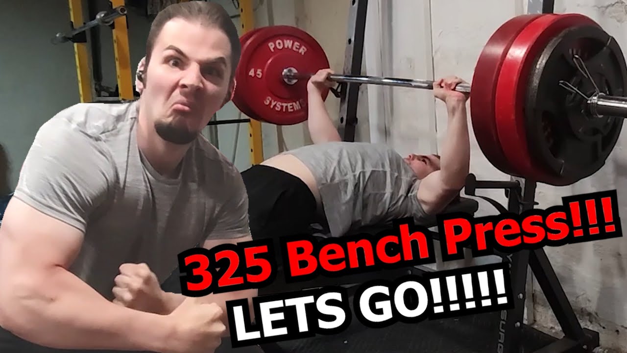 325 Bench Press @19 Years Old - YouTube