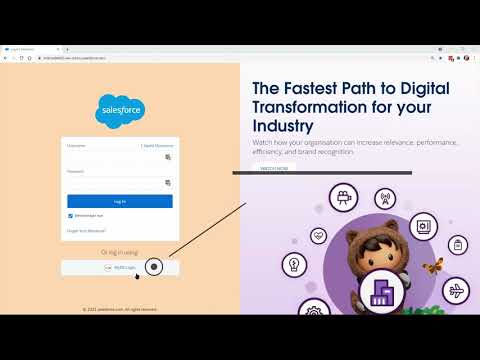 FIDO User Experience: Login to Salesforce with MyID