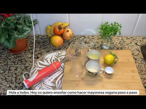 სამარხვო მაიონეზი • Mayonesa vegana