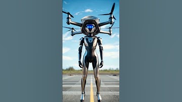 드론을 타고 이동하는 인공지능 휴머노이드 로봇 등장!AI Humanoid Robot Travels by Drone – The Future Is Here!