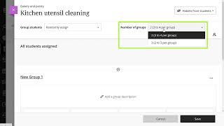 Create Groups - Blackboard