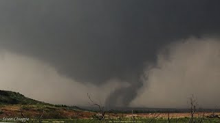 Multiple-Vortex Tornado near Eldorado, OK (5/23/2024)